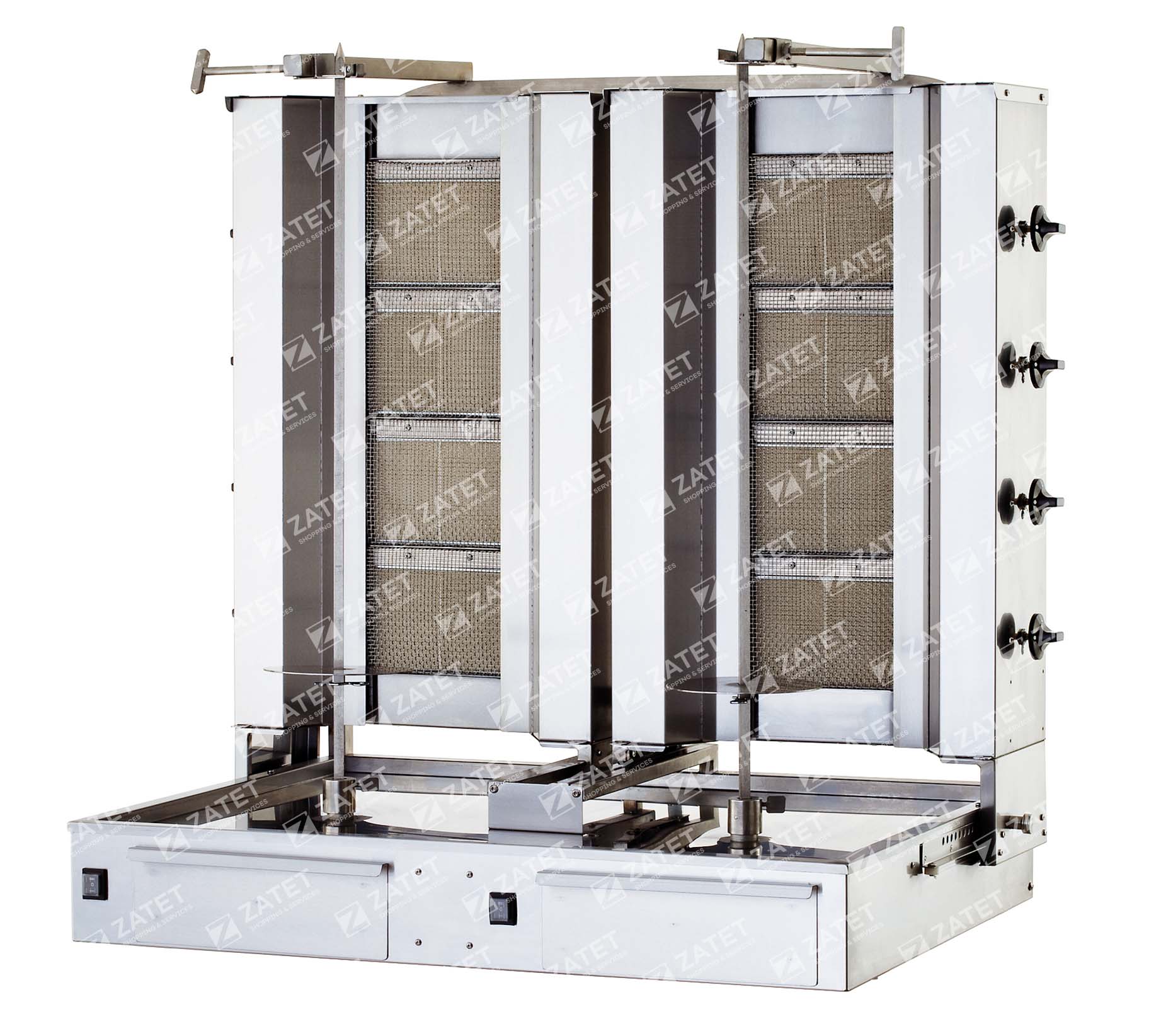 Газовый Аппарат для шаурмы  с нижним двигателем KLG 224 - T
