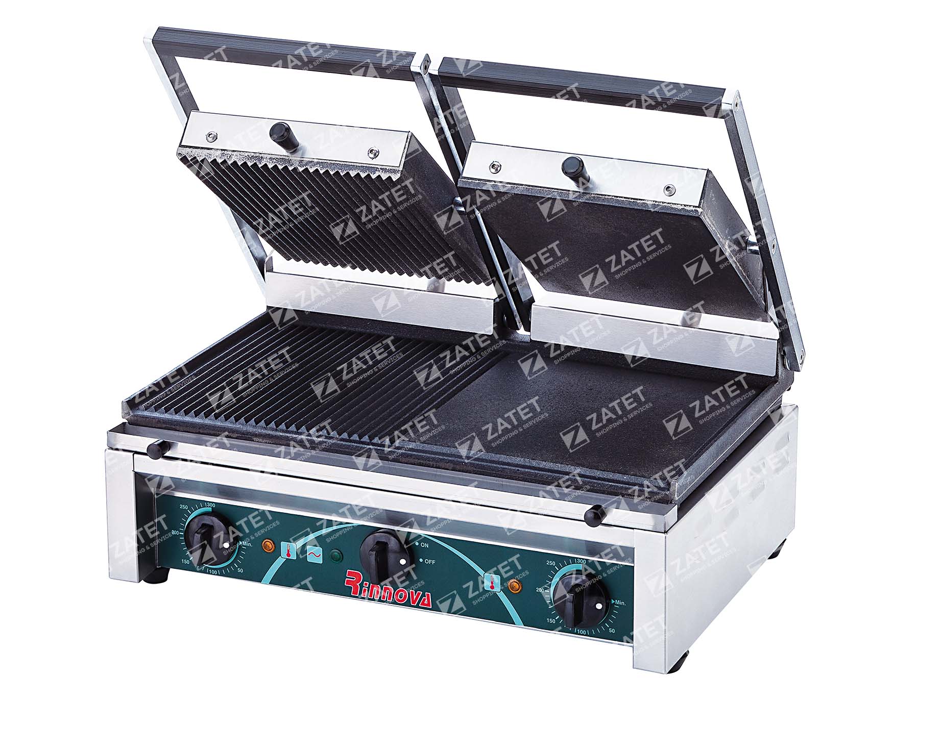 Контактный гриль ( тостер ) с двойной крышкой Rinnova  RN 103-B