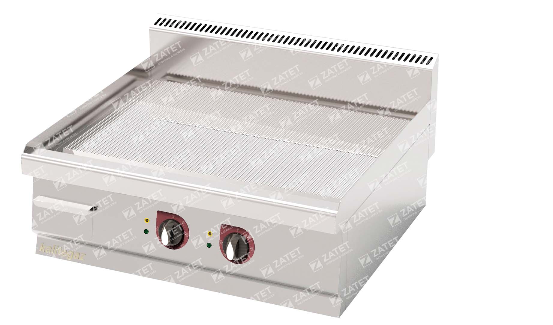 Электрическая жаровня, рифленый верх GG6060Е