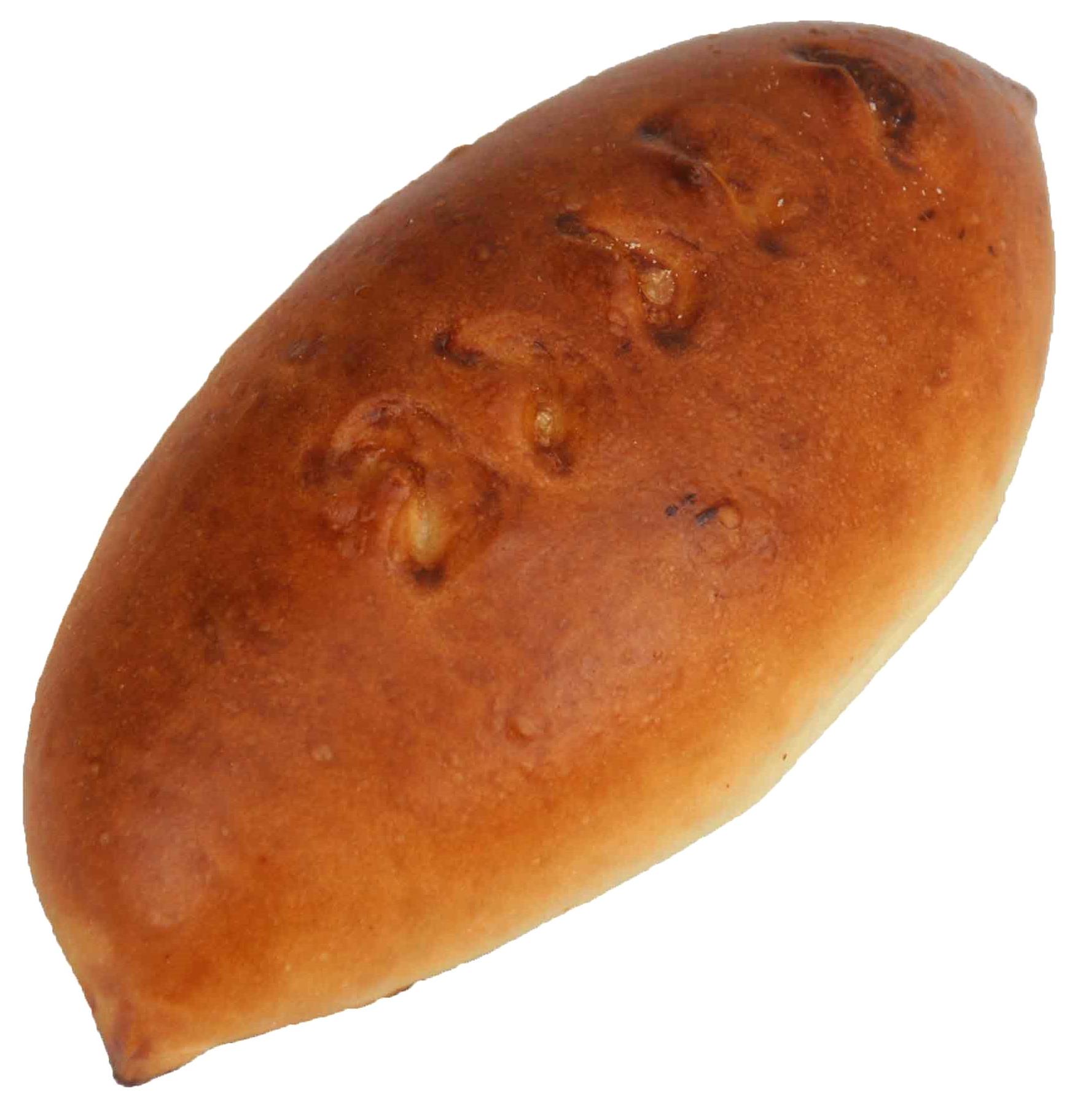 Сдобный пирожок с капустой