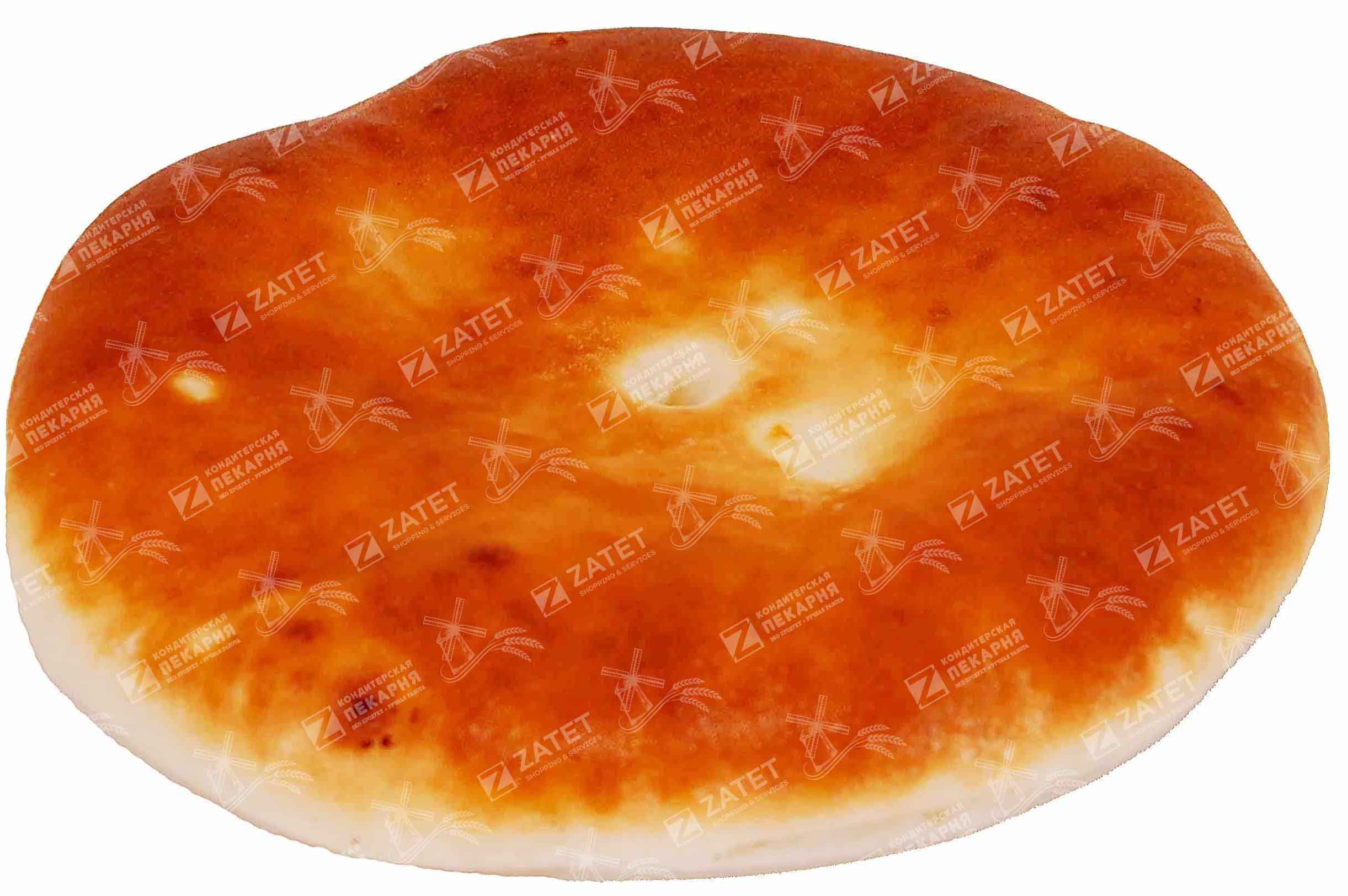 Домашний  пирог с сыром и зеленью