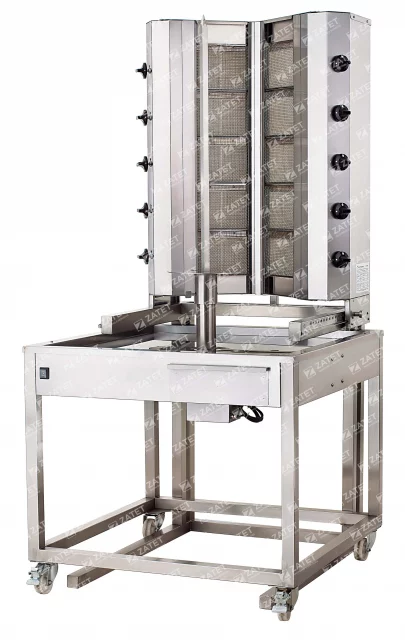 Gazli shawarma mashinasi - V model - Motorsiz KLG 225-VA
