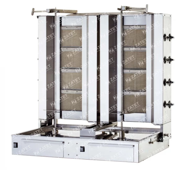 Gas shawarma machine with bottom engine KLG 224 - T