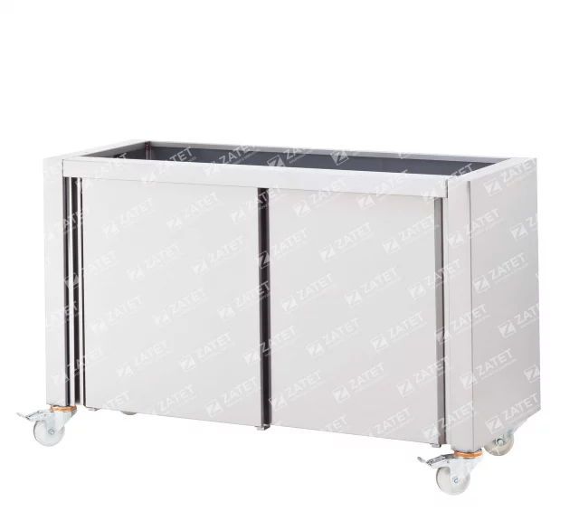 Base with cabinet for grilling apparatus CRM5